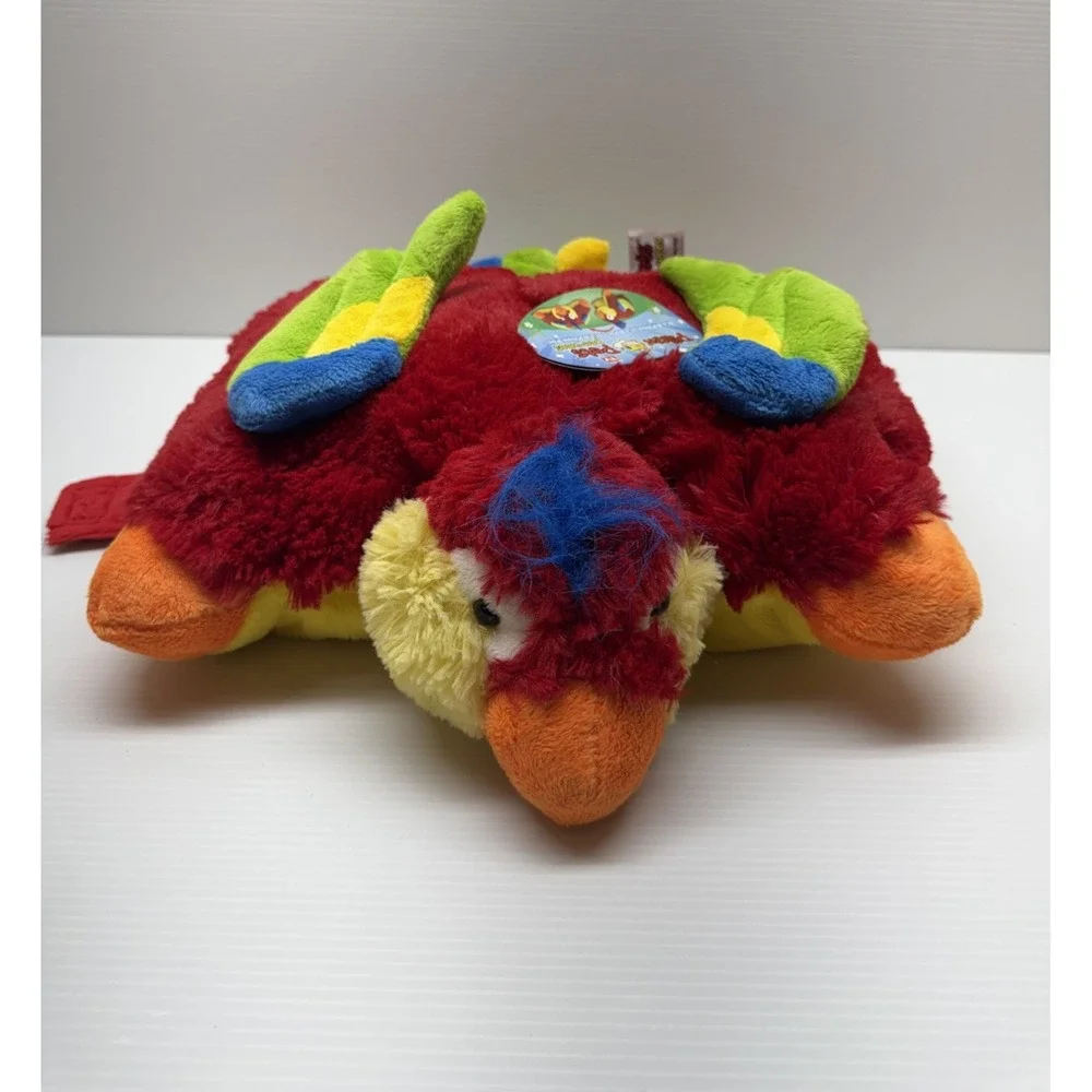 NWT Pillow Pets Pee Wee Parrot Bird 11